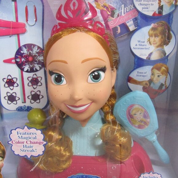 FROZEN NIB Anna Majestic Styling Hair Head Color Change Streak Beauty NEW - Picture 2 of 8